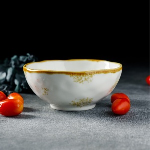 Миска фарфор 12,5*5,5см Organic Gold 320мл 1/36