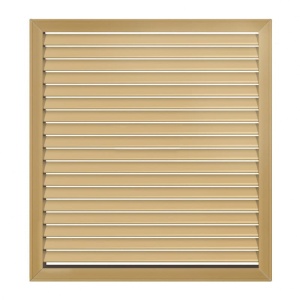 Решетка радиаторная 600 х 600, бежевая уп-5