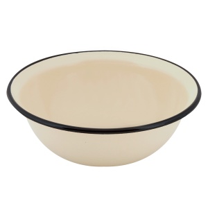 Миска эмалированная 4,0 л без рисунка 