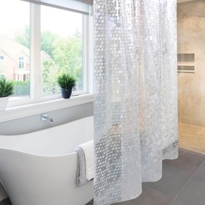 Штора для ванной ПВХ 182х182 см Meiwa Tweedia