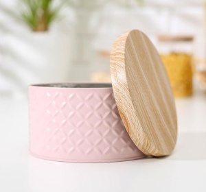 Банка жесть для сыпучих продуктов СКАНДИ 8*13,5 см 