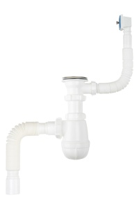 Сифон Aquant 3 1/2 Х40 с гибким соединением