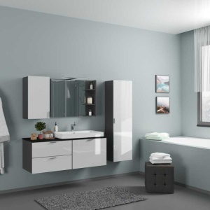 Шкаф навес с зерк 120 Киото