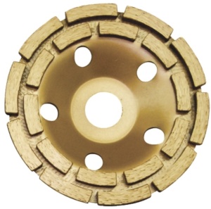 Чашка алмазная 180х22 двухрядная Matrix