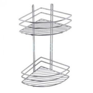 Полка угловая Lider  полуовал, 2-х ярусная