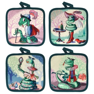 Прихватка Змея 18х18см. С.Г.