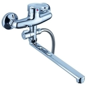 Смеситель для ванны АНТЕЙ рычажный излив L-300мм