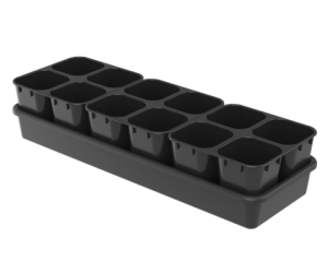 Набор д/рассады 12 гнездх800мл+ящик Альт-Пласт