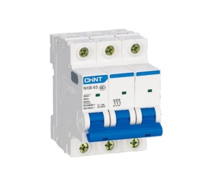 Автомат NXB-63S CHINT 3P 50A 4.5kA х-ка С