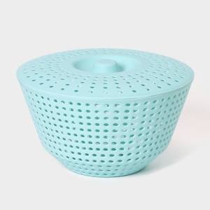 Дуршлаг круглый с крышкой Круги 20х20х12см Сима-ленд