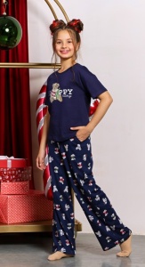 Костюм дев. (футб+брюки) Коляда-1 рост 140 (ЧЗ)