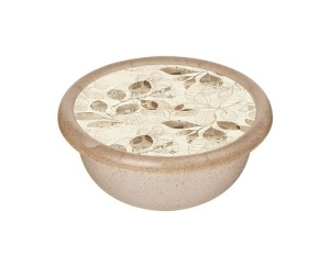 Миска 1,2л Palermo с крышкой декор Хозабсолют