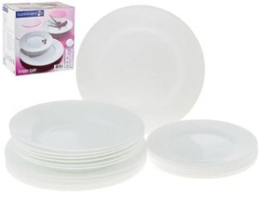 Сервиз столовый стекло 18 пр EVERY DAY/ DIRECTOIRE белый