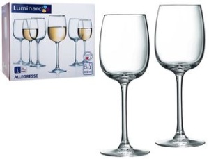 Набор бокалов стекло 6 предметов 300 мл Аллегресс для вина 1/4