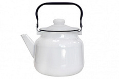 Чайник эмалированный 3,5 л без рисунка