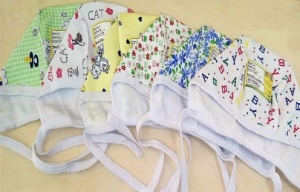 Чепчик ясел. фланель Э р.20 арт.2202 Р (ЧЗ)