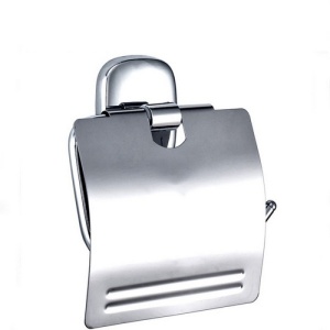 Бумагодержатель ZOLLEN SIEGEN д/туал бум. с крышкой, хром