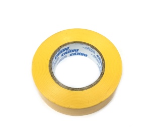 Изолента ПВХ АБРО желтая 19ммх18,2м ЕТ-912