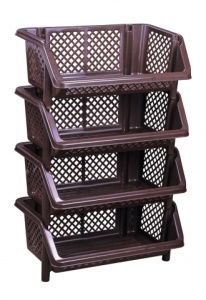 Этажерка Универсал 4х секц, Башпласт