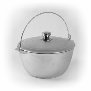 Котел алюм литой походный 5,0 л TM Мечта алюм/крышка 1/10