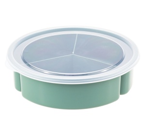 Менажница 3-х секционная с крышкой М-Пластика