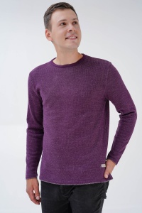 Джемпер муж. фиолетовый Д-284 р.50/176-182  (ЧЗ)