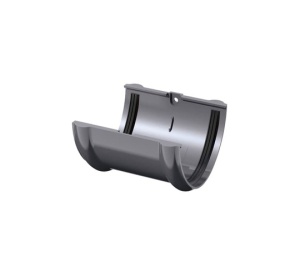 Соединитель желоба, серый 1/70 