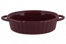 Форма керам 28х18х6 см Festival TM Appetite овал бордо 1/1