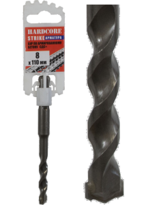 Бур по армированному бетону  12х210 SDS/PLUS/Hardcore Strike