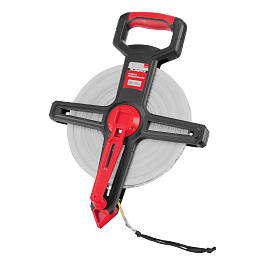 Рулетка геодез. 100мх12,5 лента откр.корпус, фиберглассовая лента MATRIX