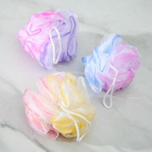 Мочалка для тела 25 гр двухцветная, цвет микс