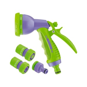 Набор для подключения шланга 3/4 Palisad (пистолет+коннектор 2штуки+переходник)