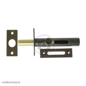 Задвижка дверная ЗД 05 врезная круглый ригель 6х145