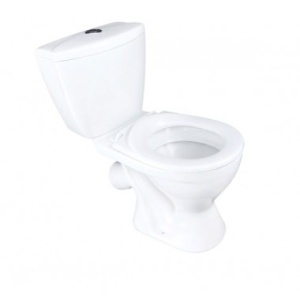 Унитаз-компакт Вершок ЦОП Детский, косой выпуск, нижняя подводка, кнопка, белый