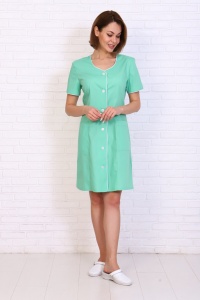 Халат женский мод. 32ТСК  цв.зелёное яблоко р.42/164 (ЧЗ)