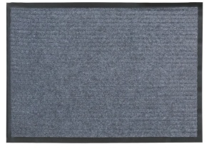 Коврик влаговпитывающий 60*90см ребристый СЕРЫЙ Sunster
