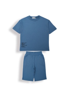 Комплект мал. (футб+шорты)  OP1962 рост 134 (ЧЗ)