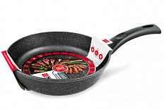 Сковорода с антипригарным покрытием 200мм литая Гранит индукция TM НМП 1/12