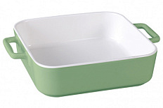 Форма керам 27,5х21,5х6,5 см Twist TM Appetite квадратная зеленый 1/1