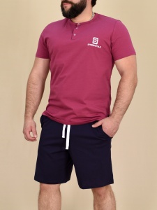 Комплект муж. (футб+шорты)  530-22 р.56/176 (ЧЗ)