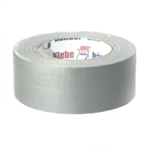 Лента армированная клейкая TPL 50ммх25м СЕРАЯ Клебебендер (36)