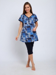 Костюм жен. (туника+бриджи) 157 р.60 (ЧЗ)