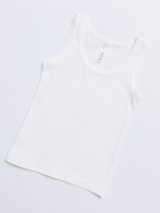 Майка мал. белый 02047 р.32/122,128 (ЧЗ)