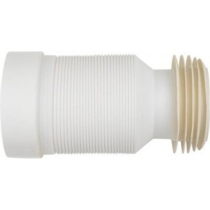 Слив для унитаза гофрированный СТАНДАРТ L 220-500мм (22шт)