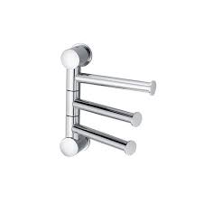Полотенцедержатель MELODIA ,3 рога, малые хром 