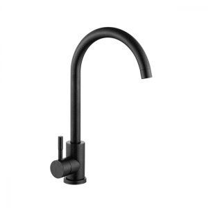 Смеситель д/кухни АНТЕЙ шар. с высоким изливом нерж.сталь 