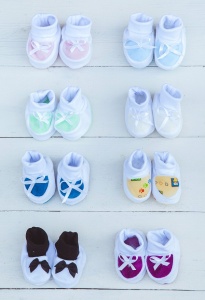 Пинетки ясел. велюр арт.224 (ЧЗ)