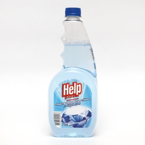 Средство для мытья стекол без распылителя 750мл Help (12)