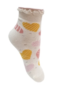 Носки детские д/дев х/б+эл с718 1/20 р.16-18 (ЧЗ)