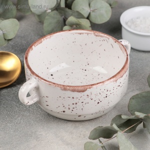 Бульонница фарфор 300мл 11,5см Punto bianca 1/18